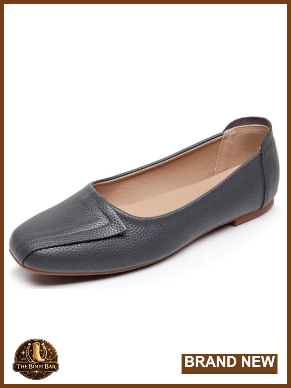 Cushioned Slip On Flats Lightweight Square Toe Dance Shoes